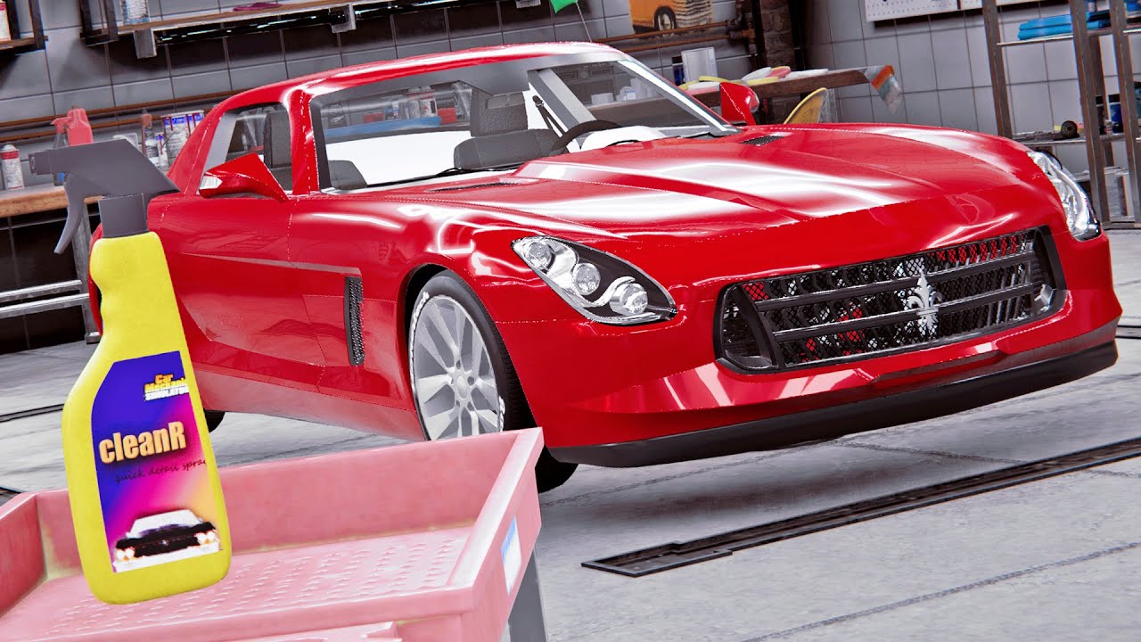 First Look at Car Detailing Simulator