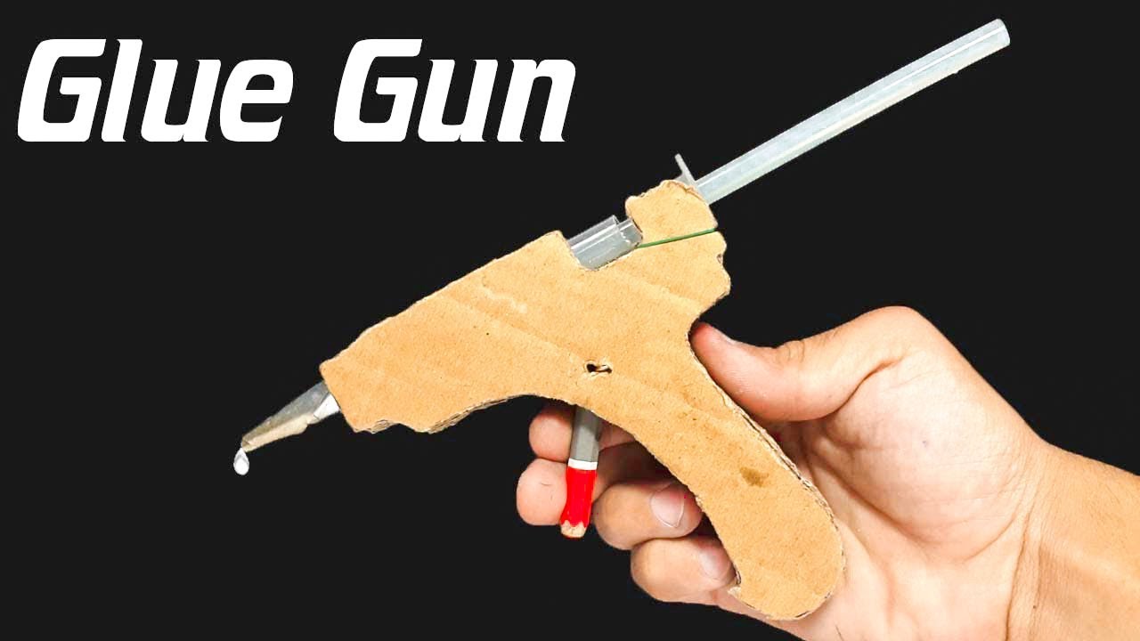 How to Make a Hot Glue Gun | Using Cardboard Easy Way Diy At Home