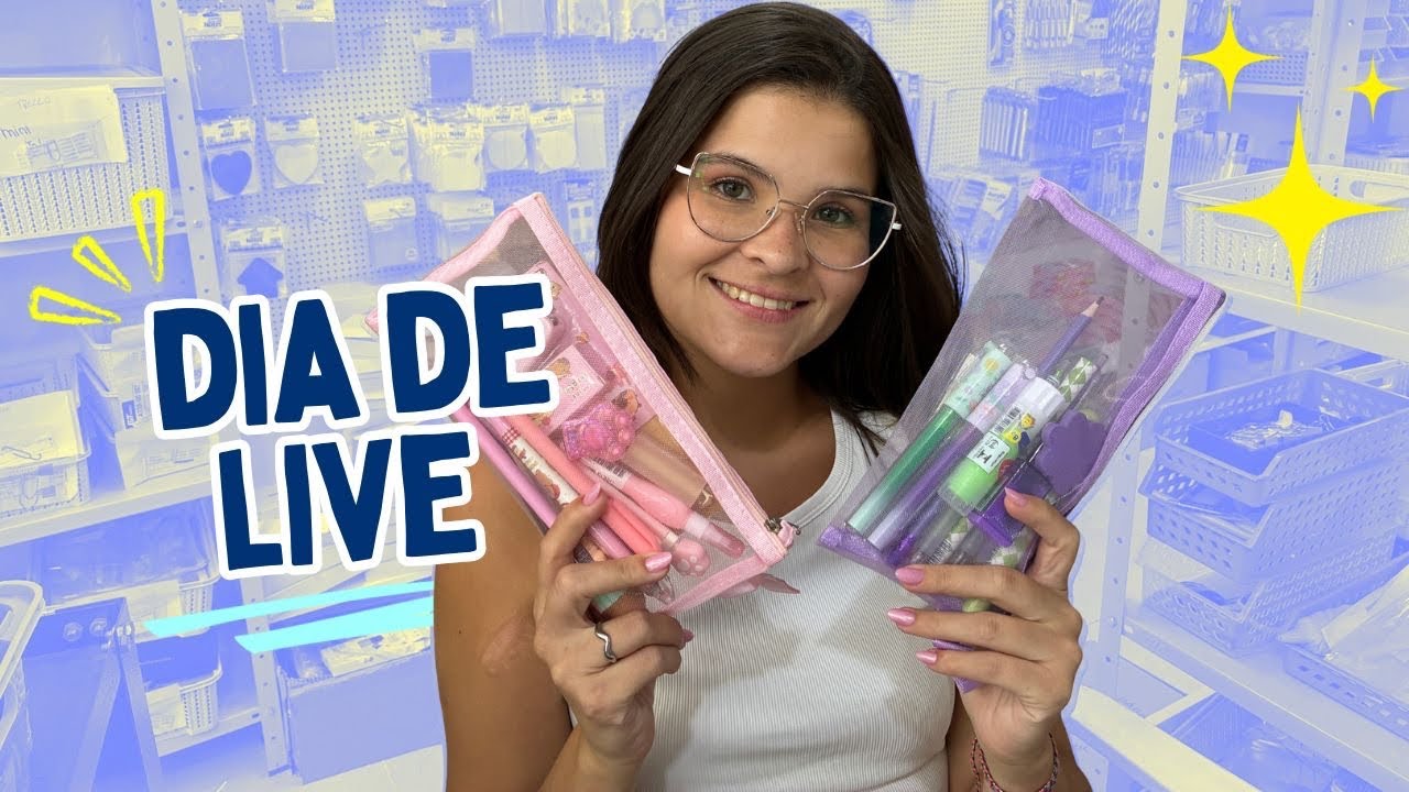 BASTIDORES REAIS da LIVE 😱📦 | Kits, Estojos, Novidades MOLIN e SURPRESA pro YouTube!