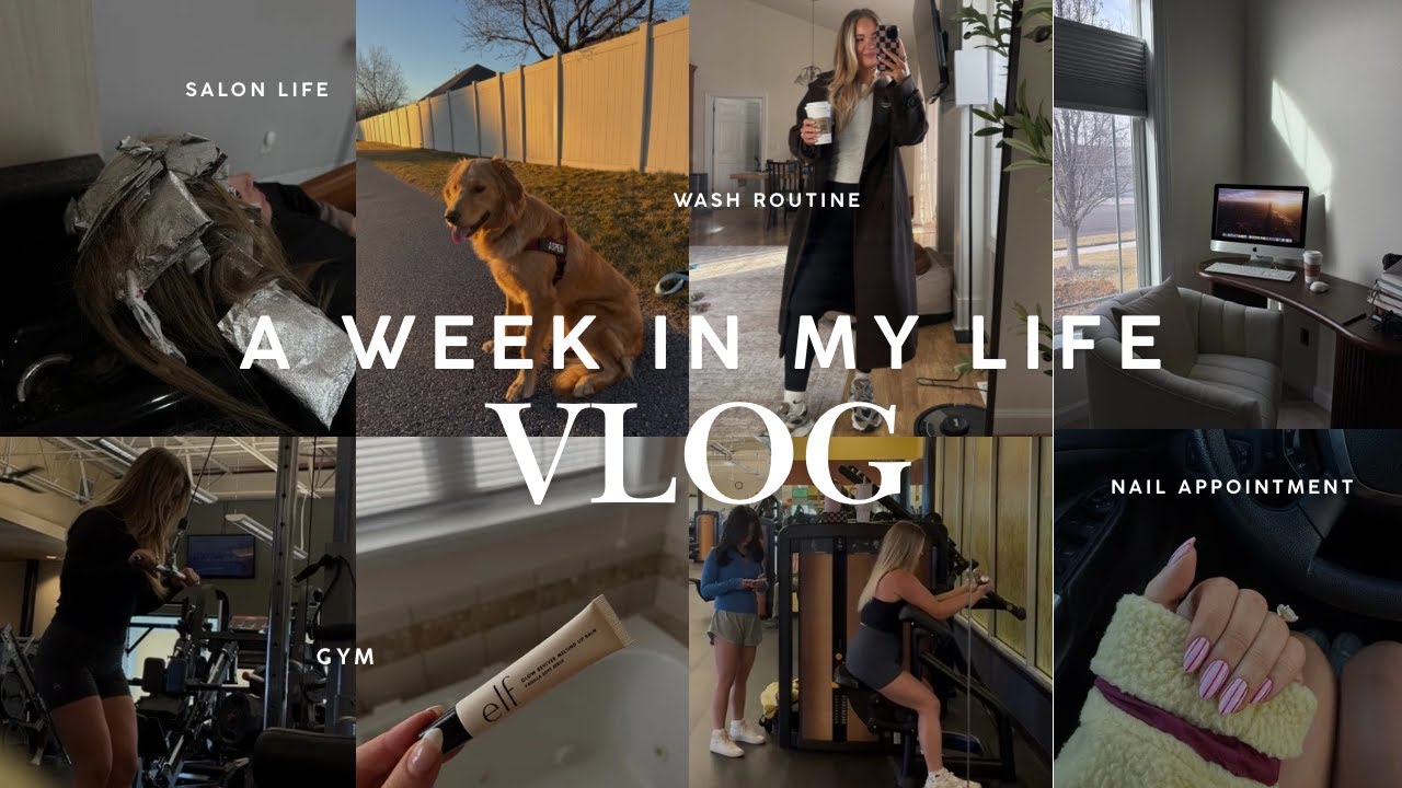 VLOG: Hair wash routine | Workout | Hair transformation | nail appt!!