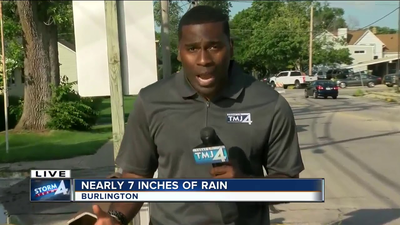 Burlington hit with 7 inches of rain