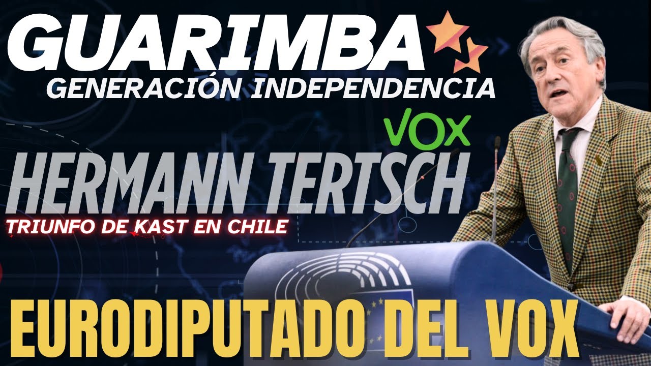 HERMANN TERTSCH - EURODIPUTADO DEL VOX - VAMOS CORRIGIENDO AMÉRICA CON LA BATALLA CULTURAL