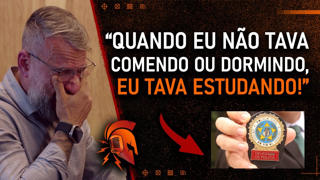 CONCURSO PRA DELEGADO: “AS PESSOAS VÃO ACHAR QUE PASSAR É SORTE!”