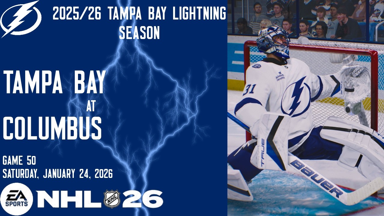 2025 Tampa Bay Lightning Season: Game 50-WHAT ARE WE DOING?: Tampa Bay @ Columbus