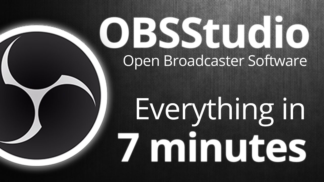 OBS Studio &mdash; Учебник для начинающих за 7 МИНУТ! [ ПОЛНЫЙ ]