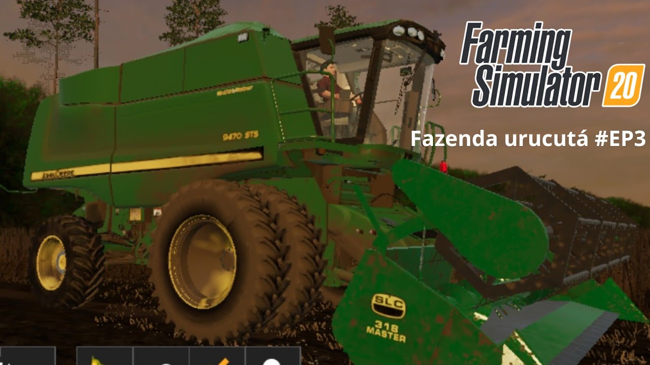 VIDA DE FUNCIONÁRIO #EP3 /começando acolheita na Fazenda do patrão/FS20 MAPA TERRA NOVA 