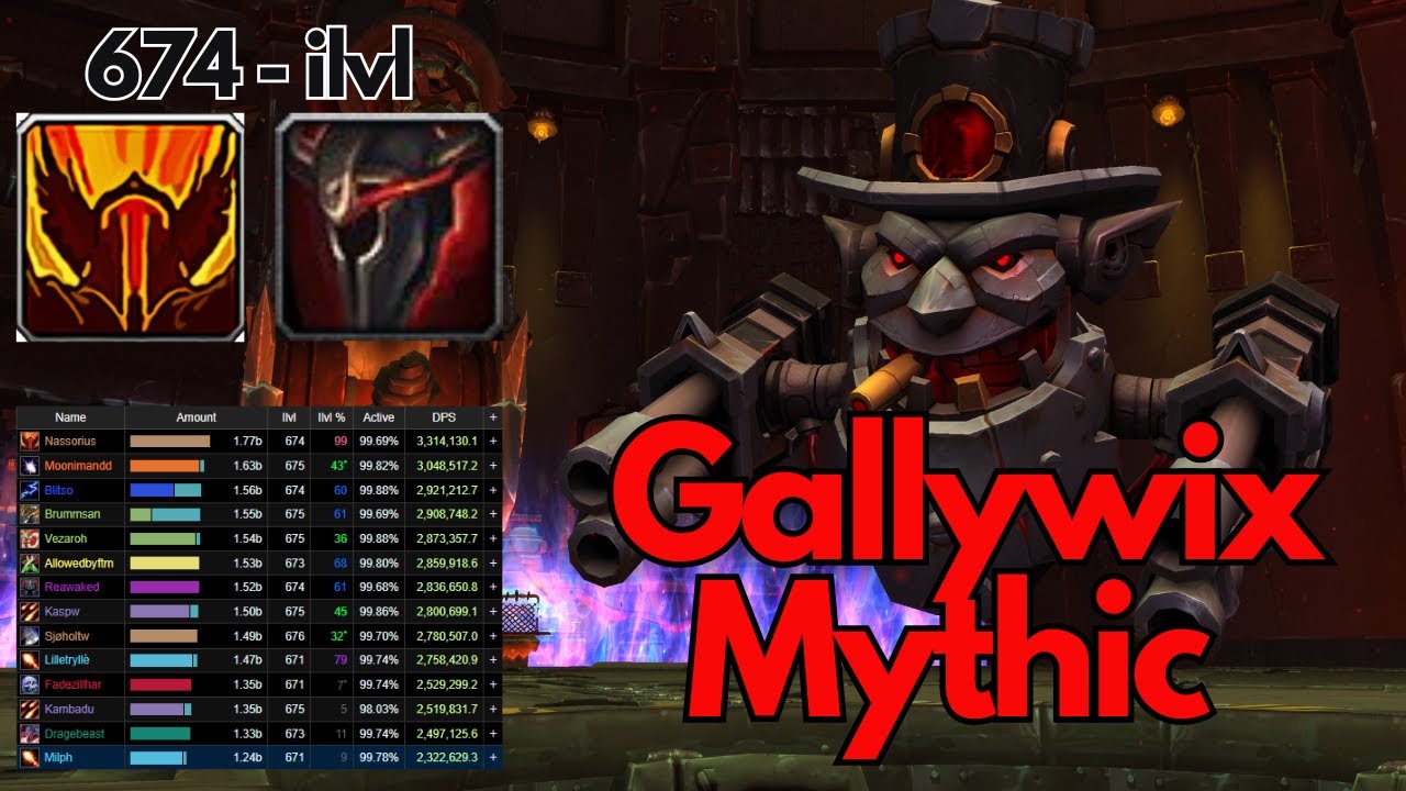 Chrome King Gallywix Mythic || Fury Warrior POV