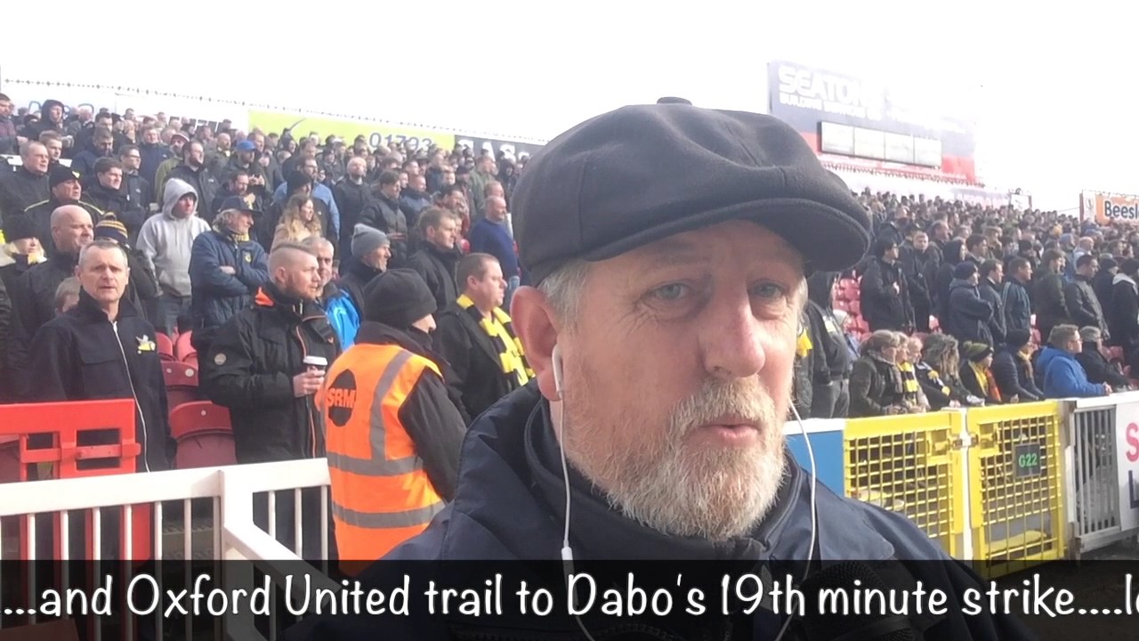 Selfy's twitter montage on Swindon Town v Oxford United