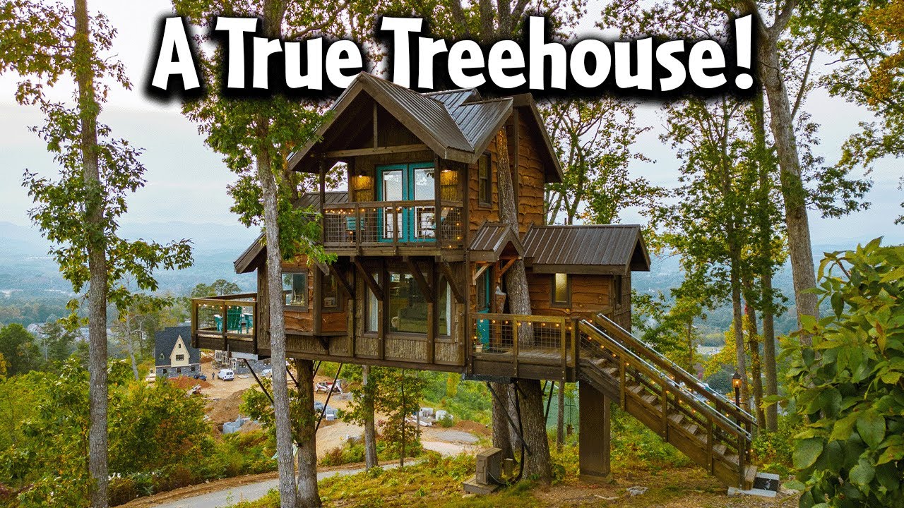 Luxury Treehouse Airbnb in Asheville, North Carolina!