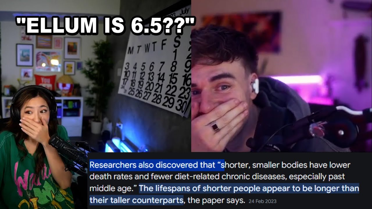 ELLUM couldn't accept the fact that tall people died faster