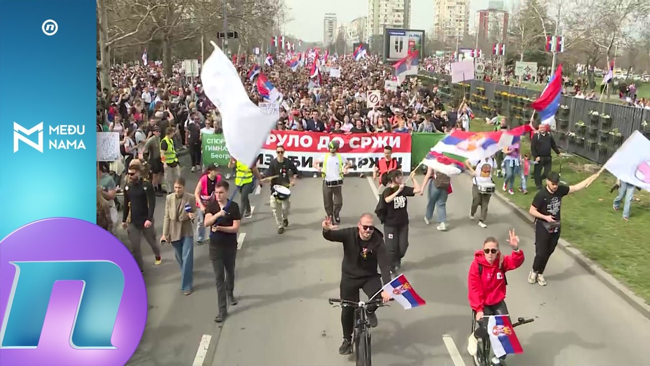Godinu dana od najmasovnijeg protesta u Beogradu
