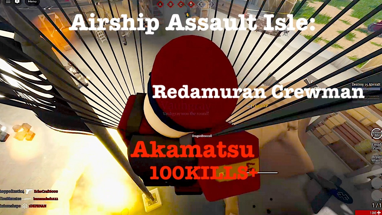 Airship Assault Isle: Redamuran Crewman Akamatsu 100KILLS+