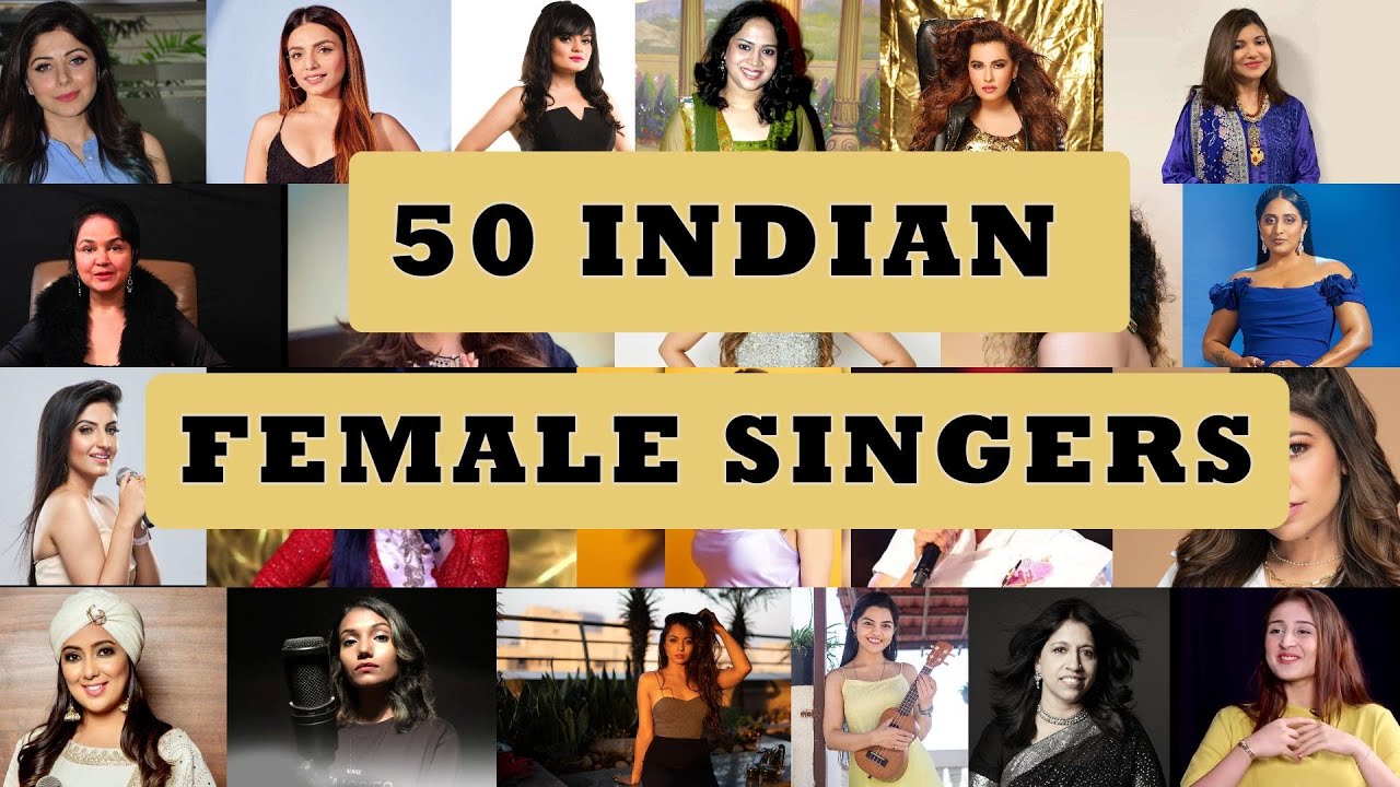 Top 50 Indian Female Singers Name | Best Female Singers #femalesinger
