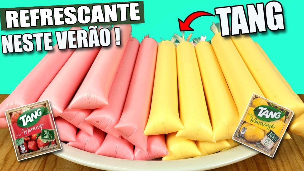 GELADINHO CREMOSO DE TANG SEM LIGA NEUTRA !!  FACIL E REFRESCANTE   COZINHA SEM MISTERIO