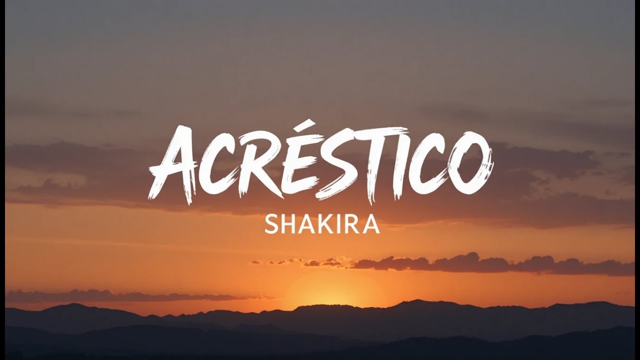 Shakira - Acróstico (Nightcore) 💔 Emotional AMV | Spanish Sad Love Song | Viral TikTok Edit