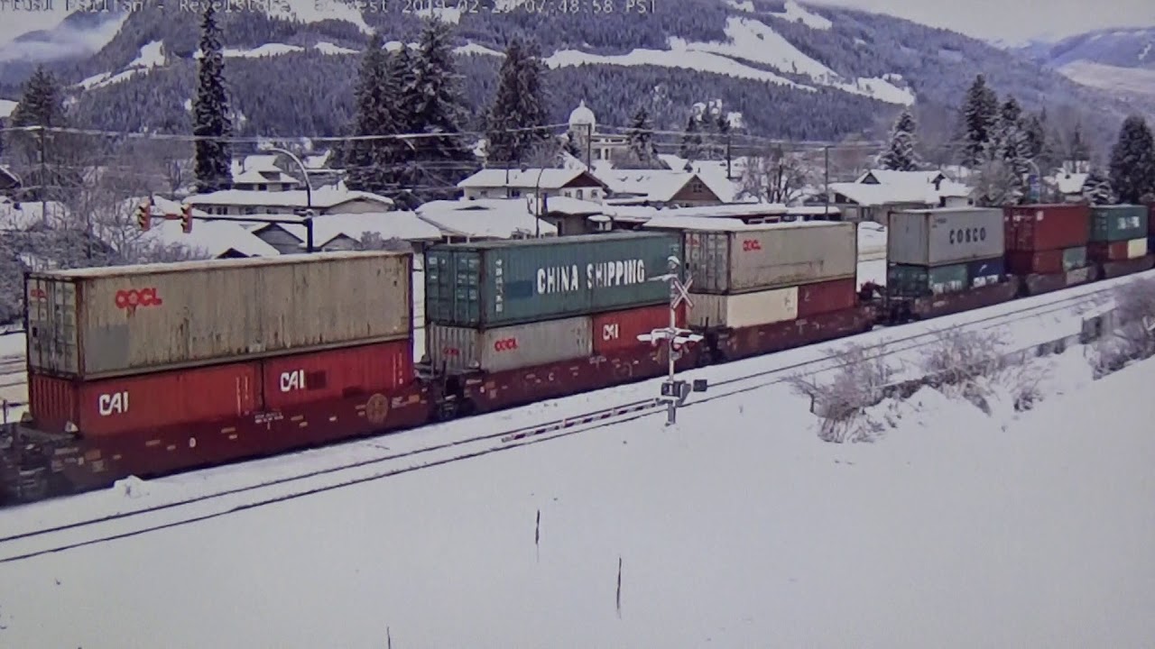 CP Rail (Revelstoke , B.C. Canada) 2/23/2019