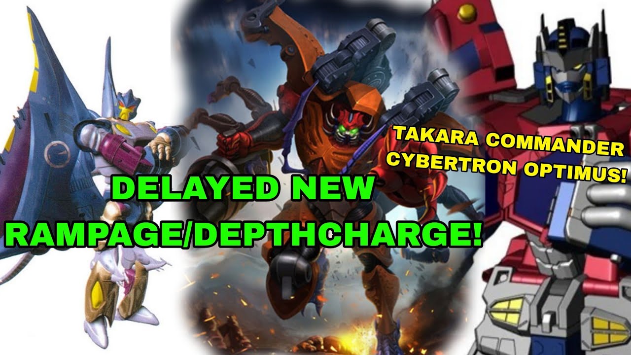 INFO! DELAYED NEW Beast Wars Depthcharge/Rampage? Commander Class Cybertron Optimus Takara PUSHED!