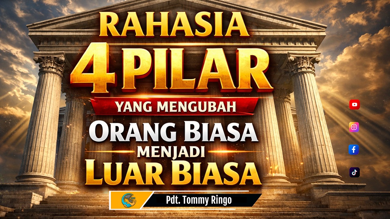 RAHASIA 4 PILAR YANG MENGUBAH ORANG BIASA MENJADI LUAR BIASA‼️ || Pdt. Tommy Ringo