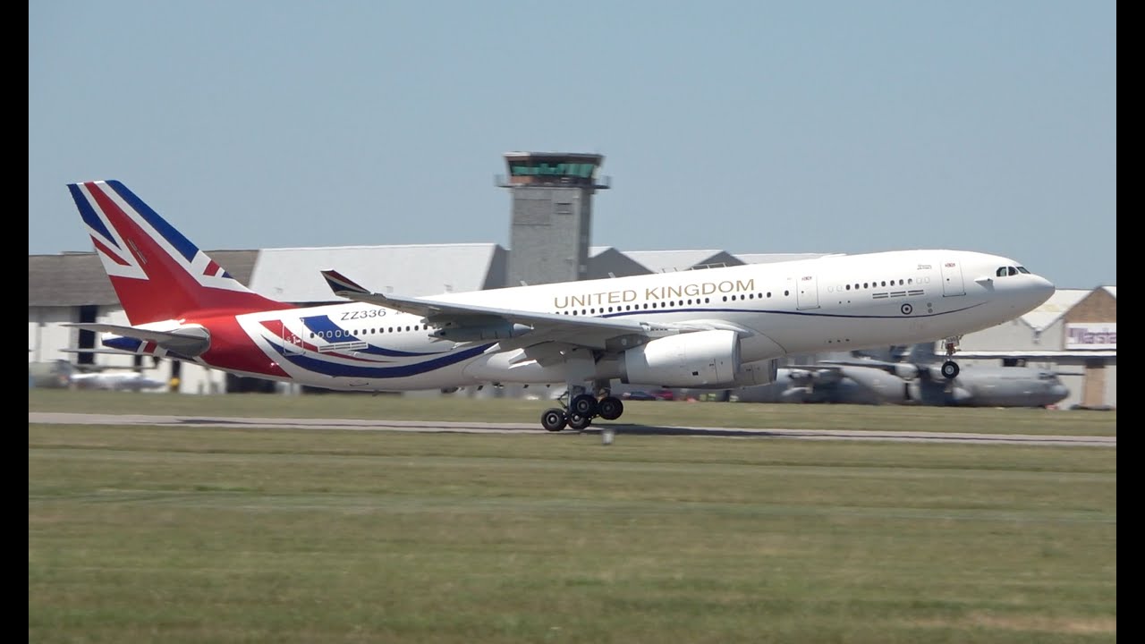Boris Johnson's Brexit Jet First flight Cambridge RAF Vespina