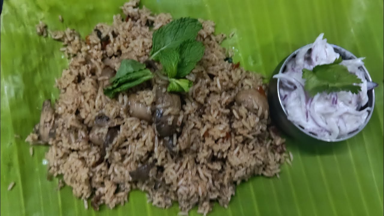 உதிரி உதிரியான மஸ்ரூம் பிரியாணி#nila#nilacooking#YouTube Chanel#viral video#tranding video