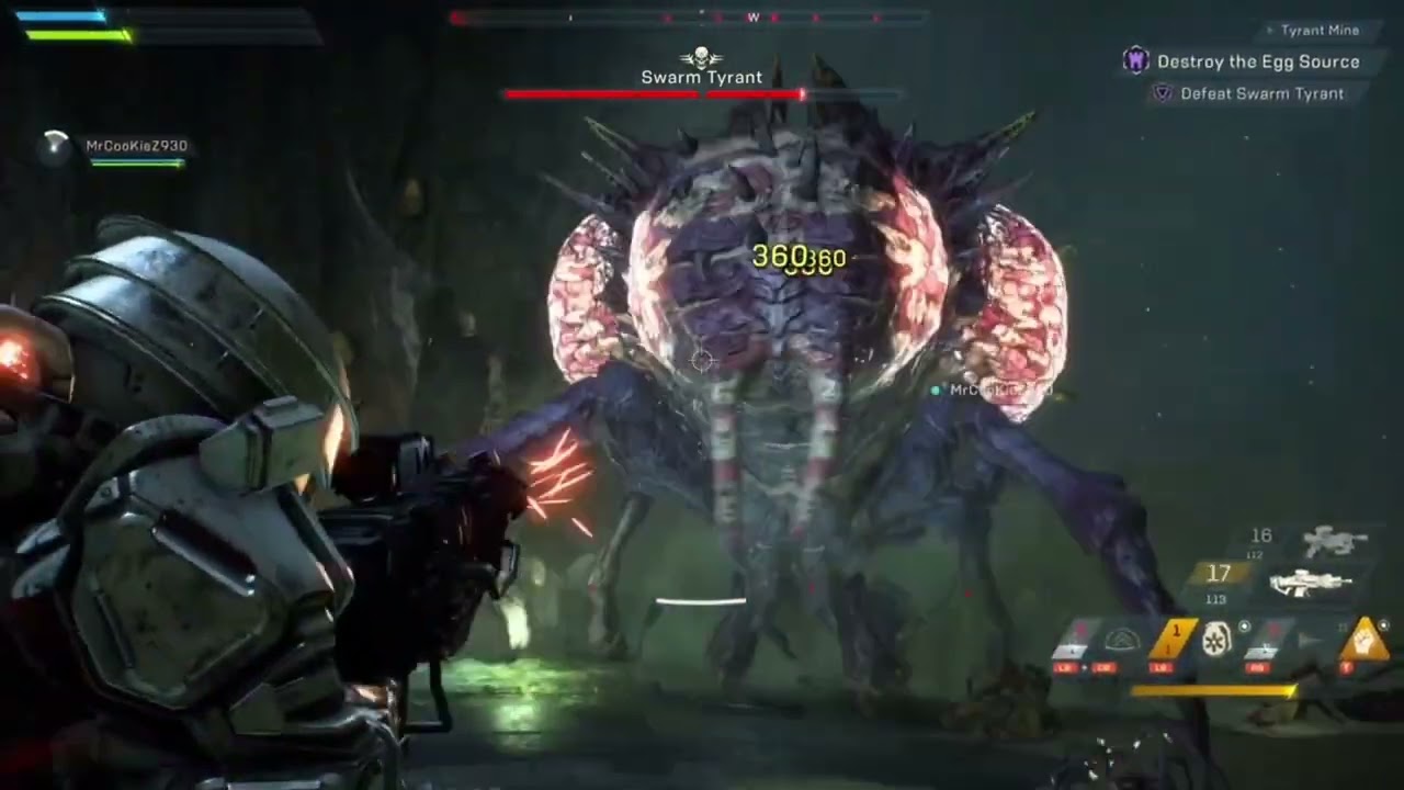 Anthem - Tyrant Mine / Locate the Egg Source / Ranger Loadout