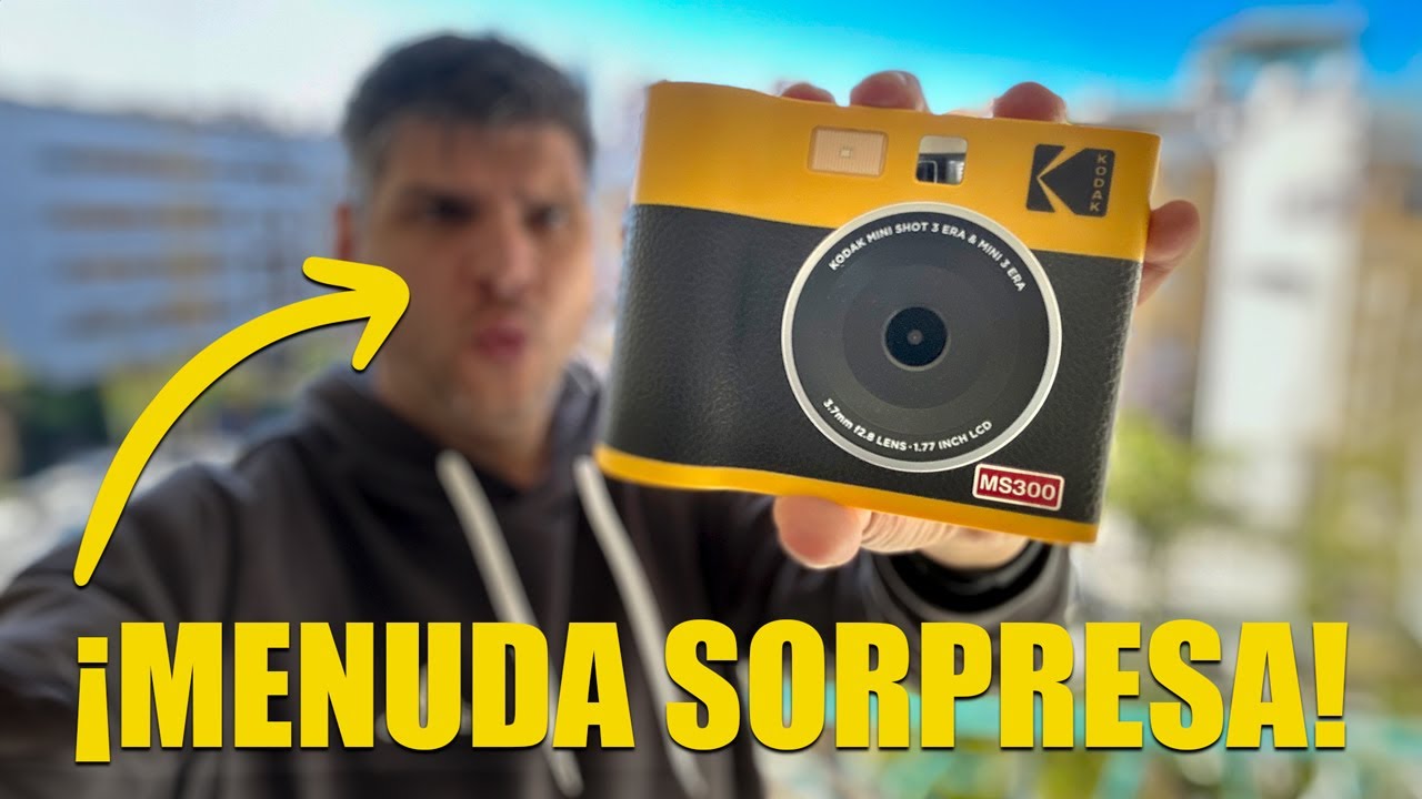📸 Pruebo la Kodak Mini Shot 3 ERA haciendo fotos a desconocidos 😳 | Unboxing + Review