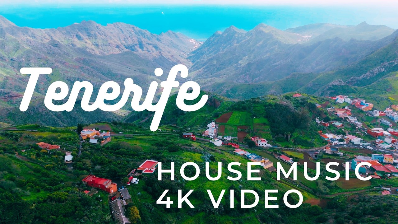 Tenerife, Spain | 4K Drone Aerial Views & Relaxing Music for Ultimate Calm