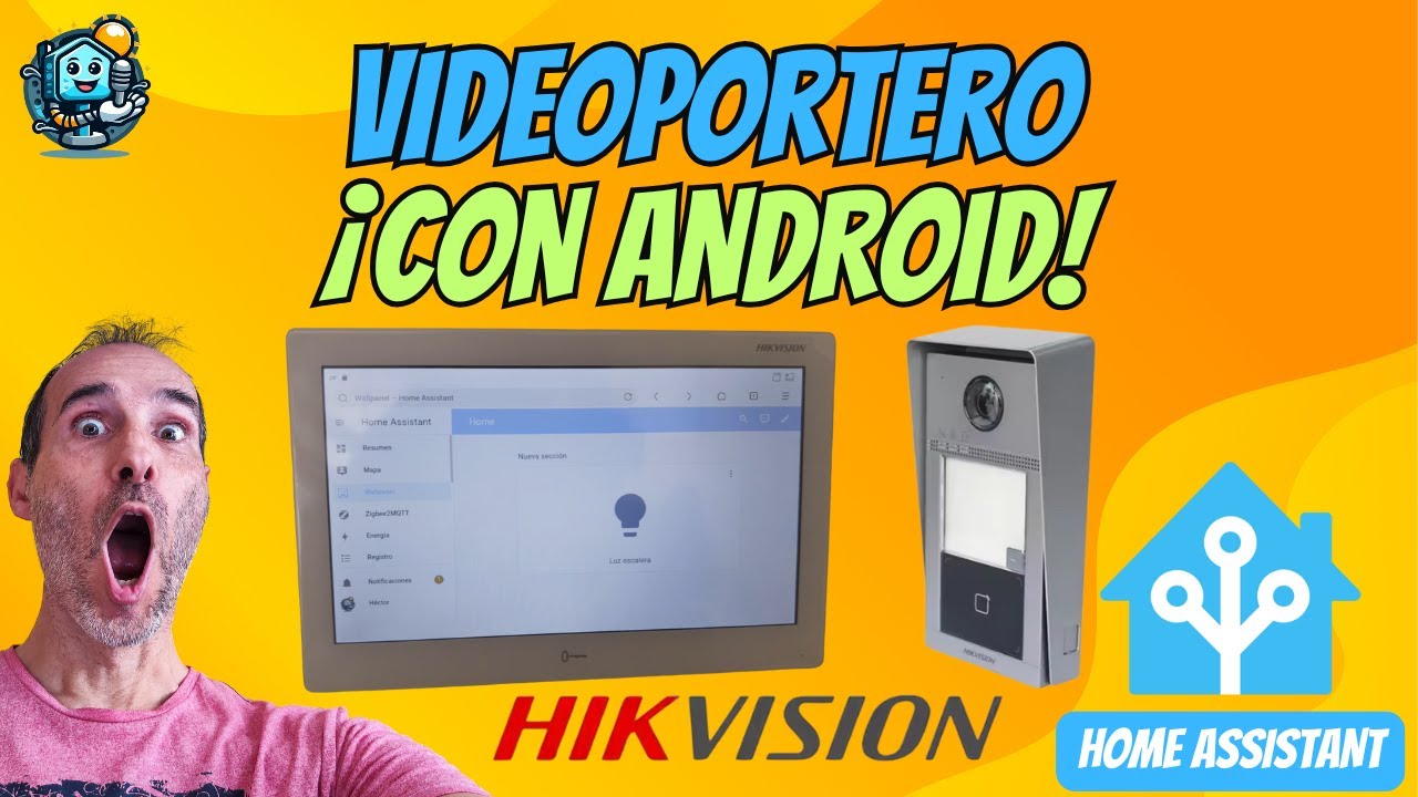 📡Videoportero inteligente Hikvision DS-KH9510: 🏠Pantalla con apps Android y Home Assistant!🤖