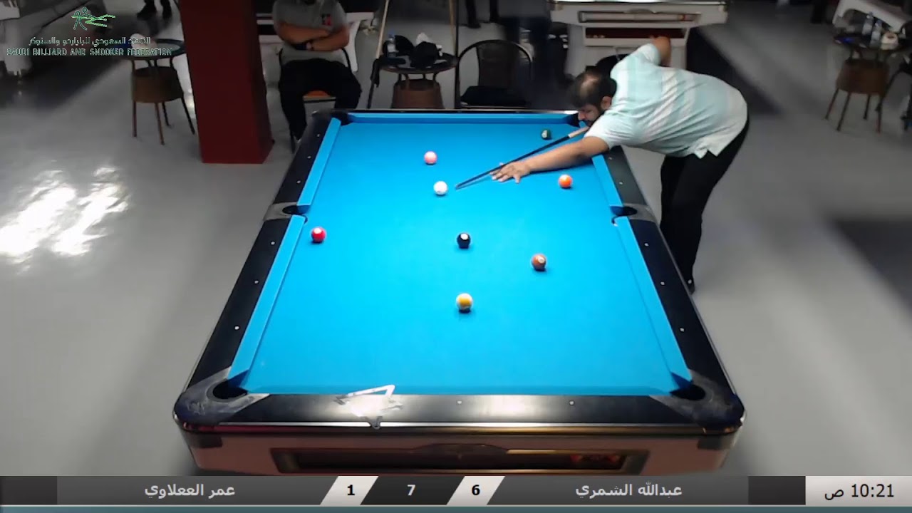 بطولة الاتحاد للبلياردو 2021 جدة / عبدالله الشمري vs عمر العلاوي