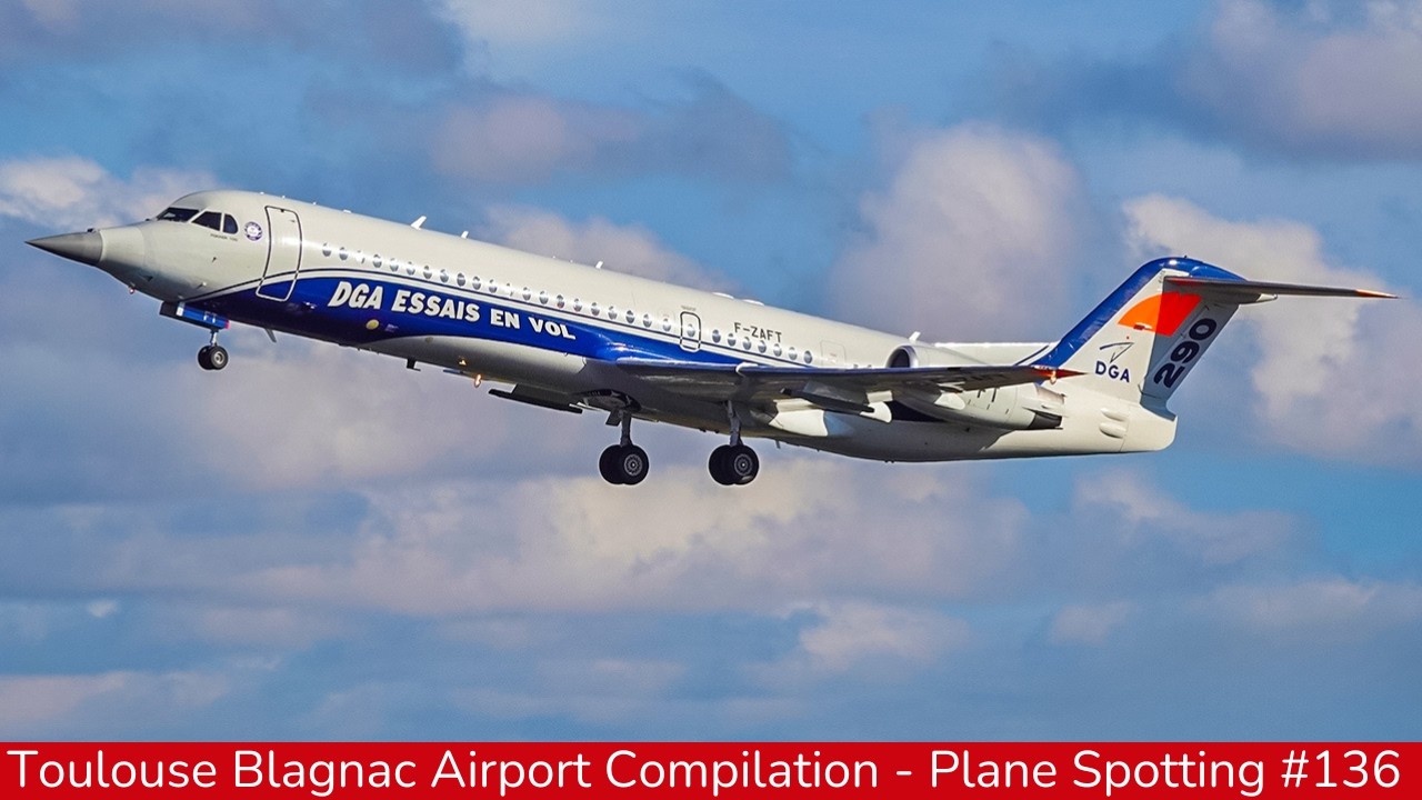 TOULOUSE Blagnac Airport, Plane Spotting, Compilation #136  :  PNG, Buzz, RAM, DGA, Sky Taxi