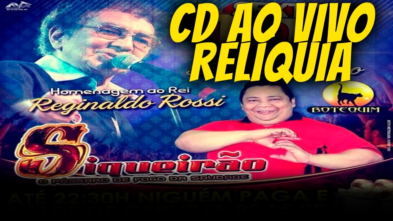 RELÍQUIA DJ SIQUEIRA AO VIVO NO BOTEQUIM