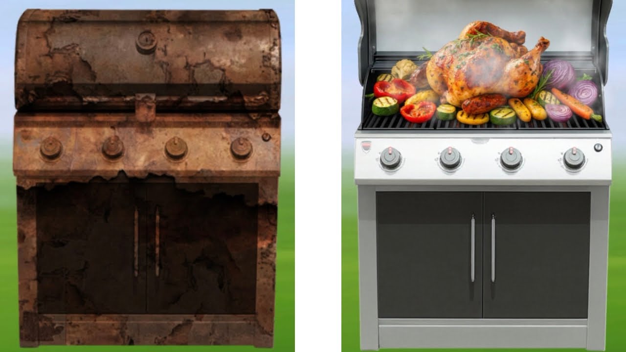 From Rusty Grill to Perfect BBQ | Satisfying Before & After Restoration