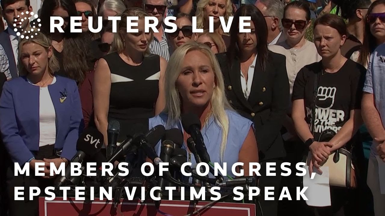 LIVE: Members of Congress and Epstein victims hold news conference
