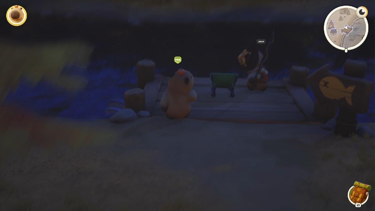カピさん少しおじゃまします🎣
