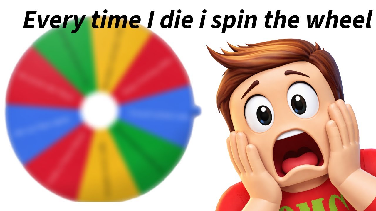 Every time I die in Roblox rivals I need to spin the wheel of PUNISHMENT