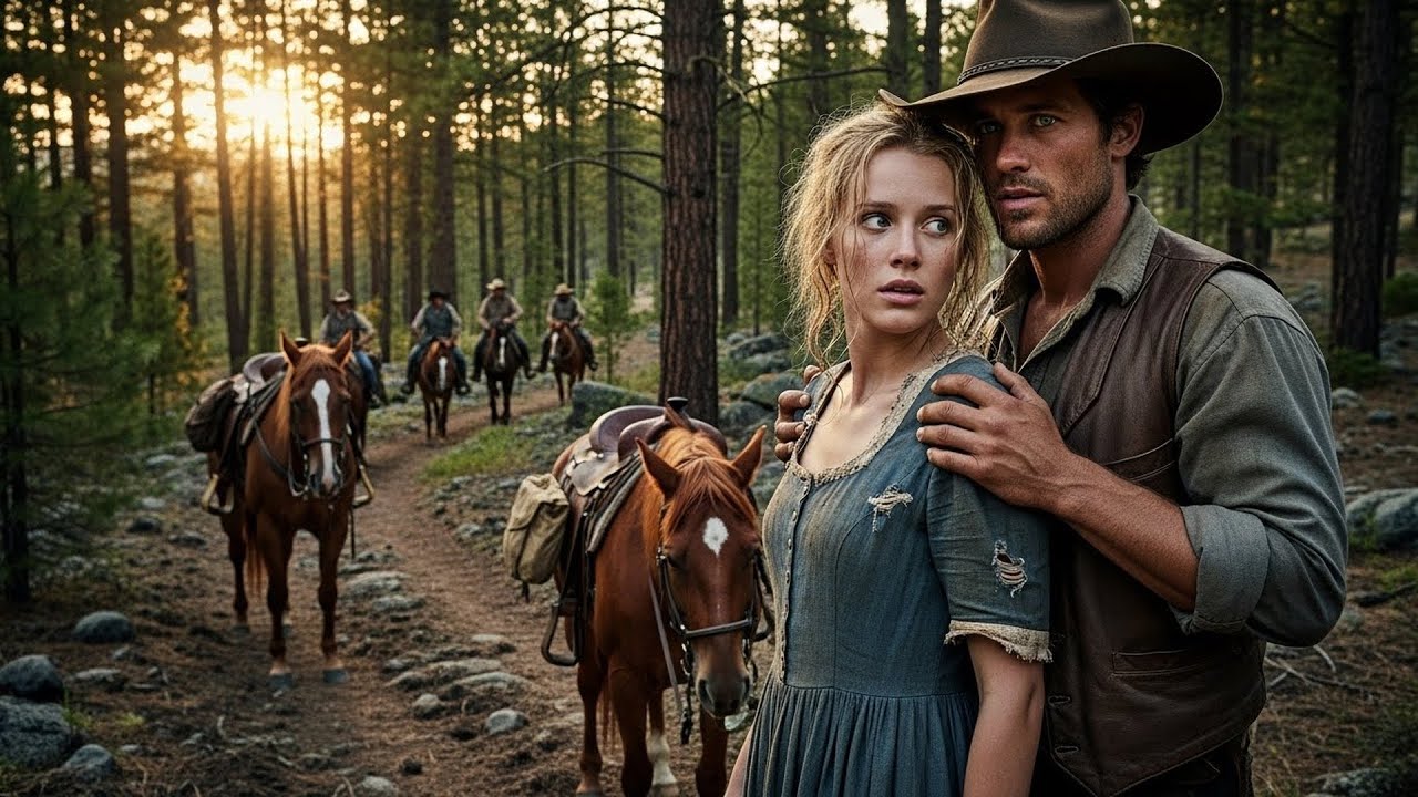 Rancher's Men Were Hunting Her Through Forest, A Cowboy Left False Tracks Leading Wrong Way