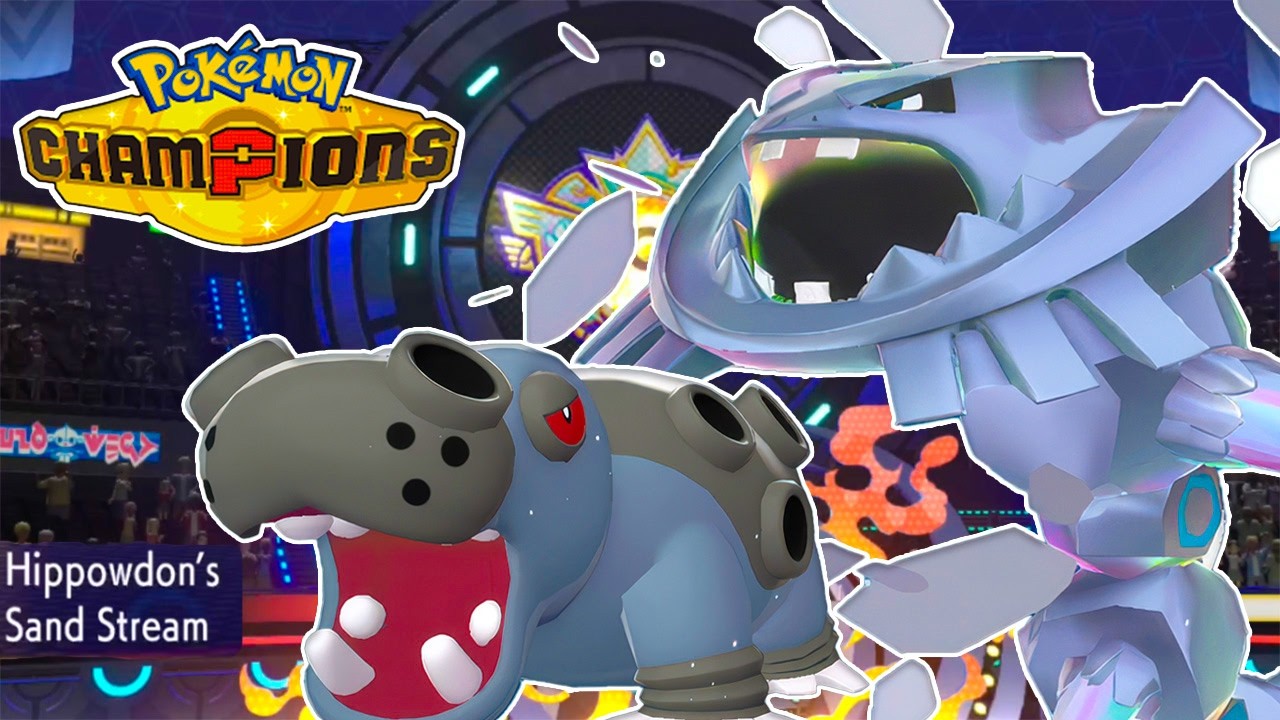 Я попробовал Hippowdon и Mega Steelix в Pokemon Champions!