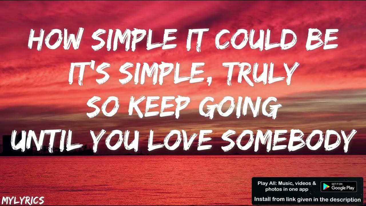 Rotimi lyrics ,love somebody