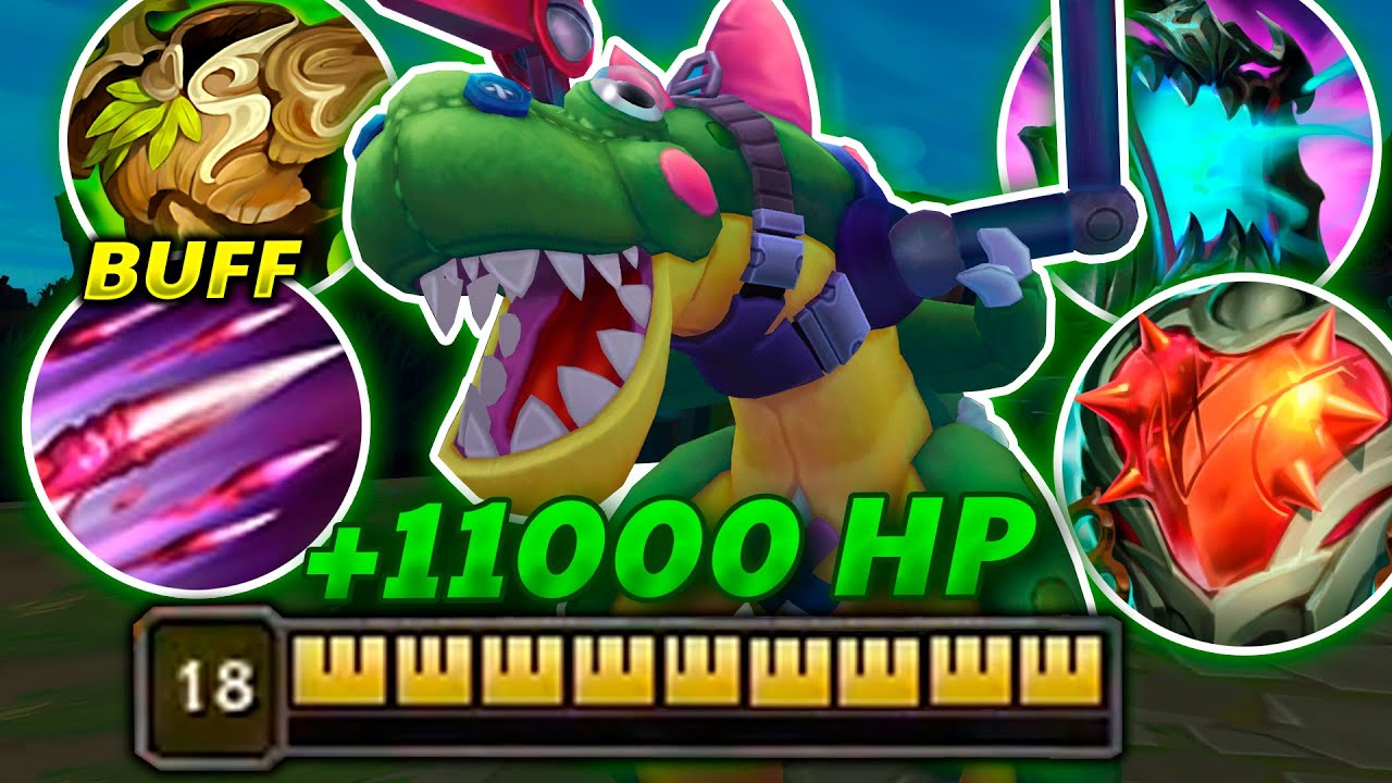 😱¡LOS NUEVOS BUFFOS de *CHOGATH* le DAN +11.000 VIDA y su ULTI PEGA +1500 DAÑO VERDADERO! (VOMITIVO)