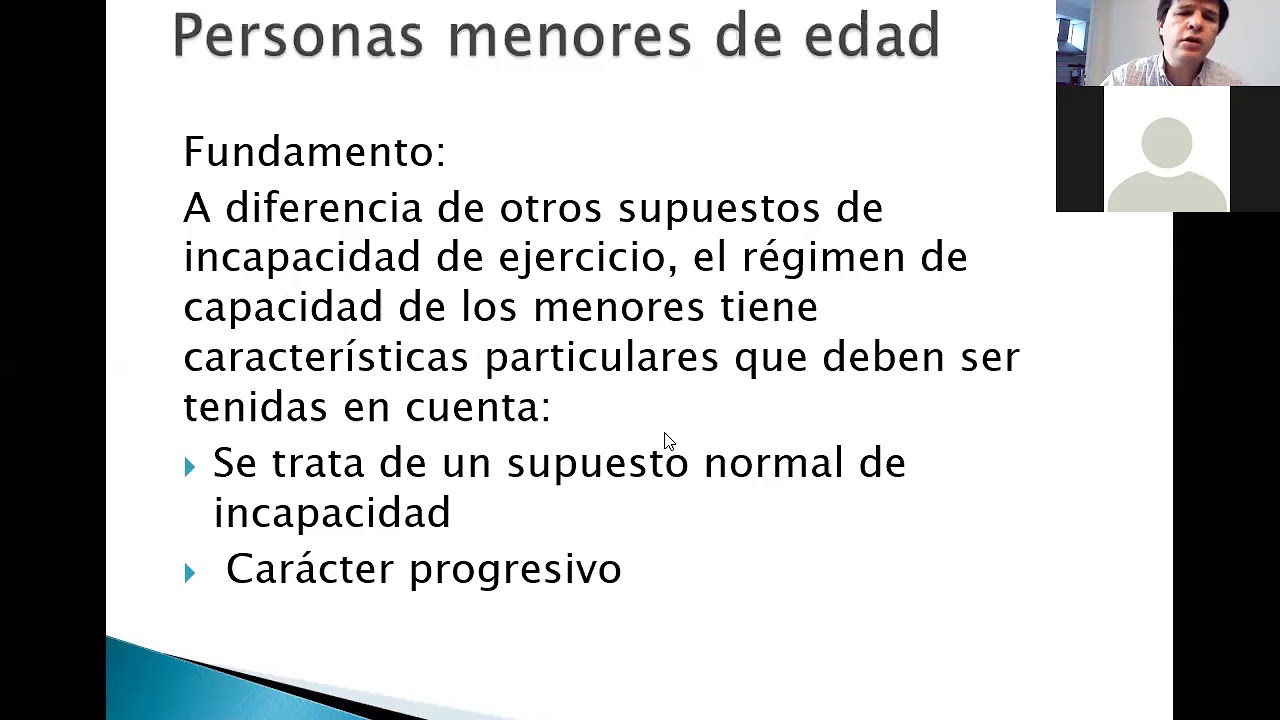 Régimen de capacidad de personas menores de edad  - 1ra. parte