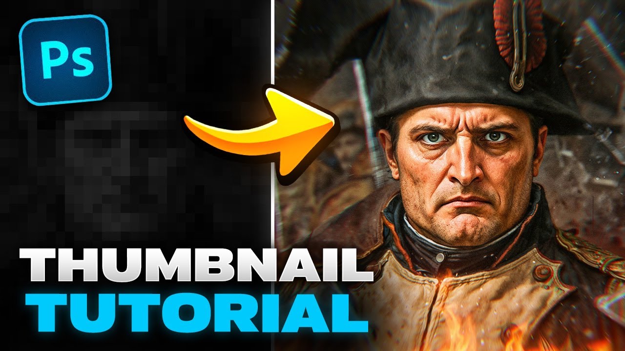 How To Create This Thumbnail In Photoshop!