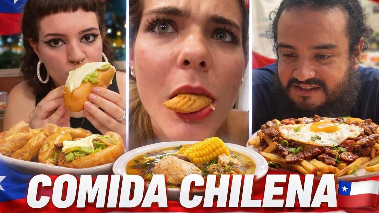 🇨🇱 Probamos comida CHILENA en Barcelona 😱 | Con un chileno 😉🔥