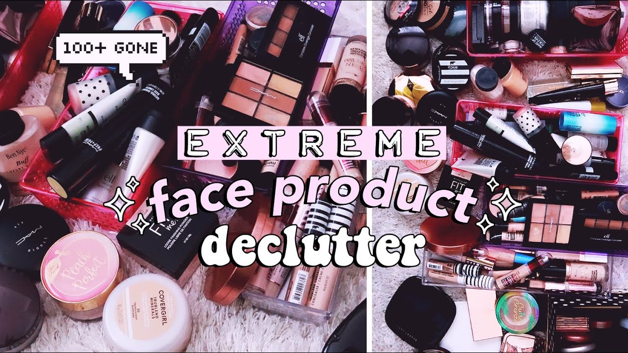 EXTREME MAKEUP DECLUTTER 2021 | The Beauty Vault
