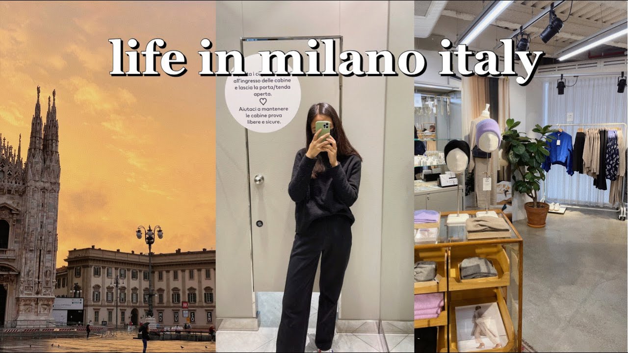 Life in Milan Vlog: autumn vlog, sunrise, shopping and unboxing korean skincare | Italy Milano Vlog