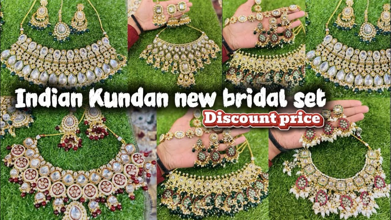 indian kundan new bridal set 