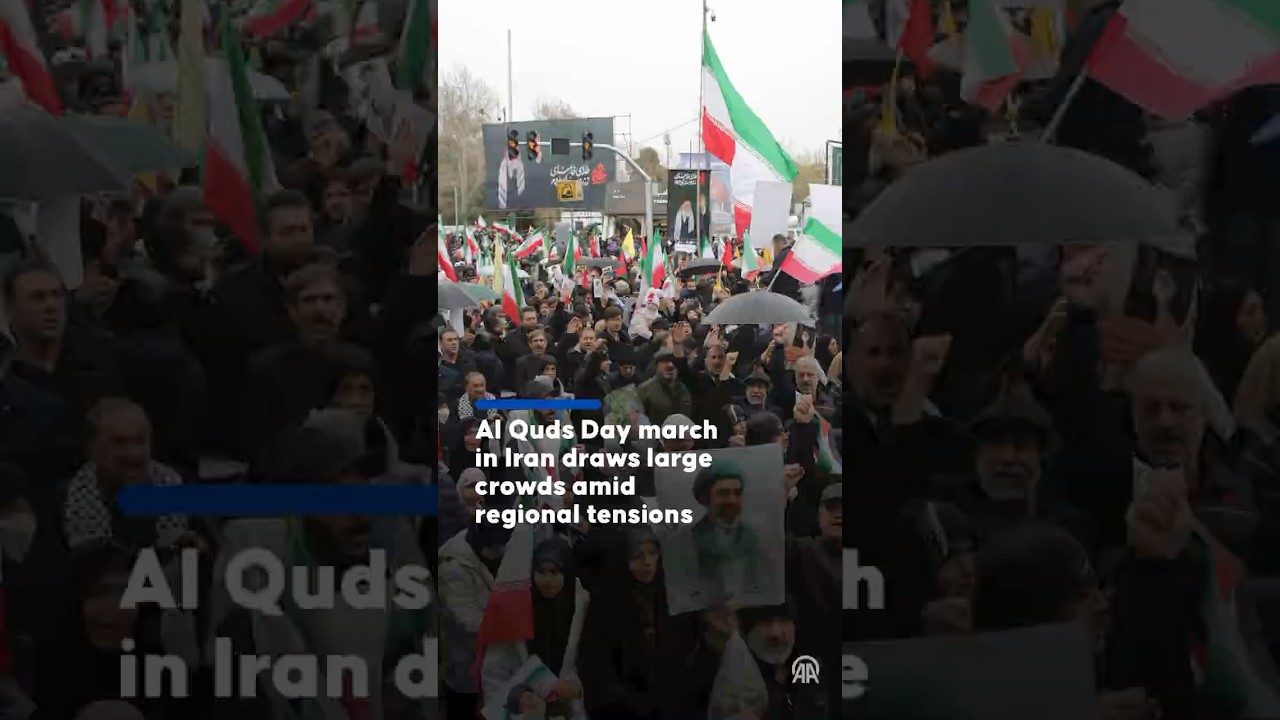 Protest against US and Israel's attacks on Iran during Al Quds Day in Tehran