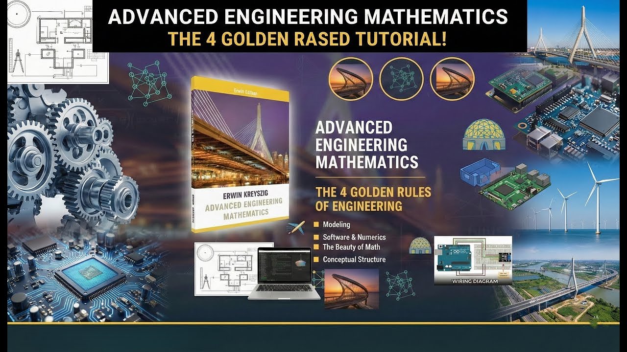Advanced Engineering Mathematics-Kreyszig 10th-Full Course–Preface Explained | 4 Core Themes