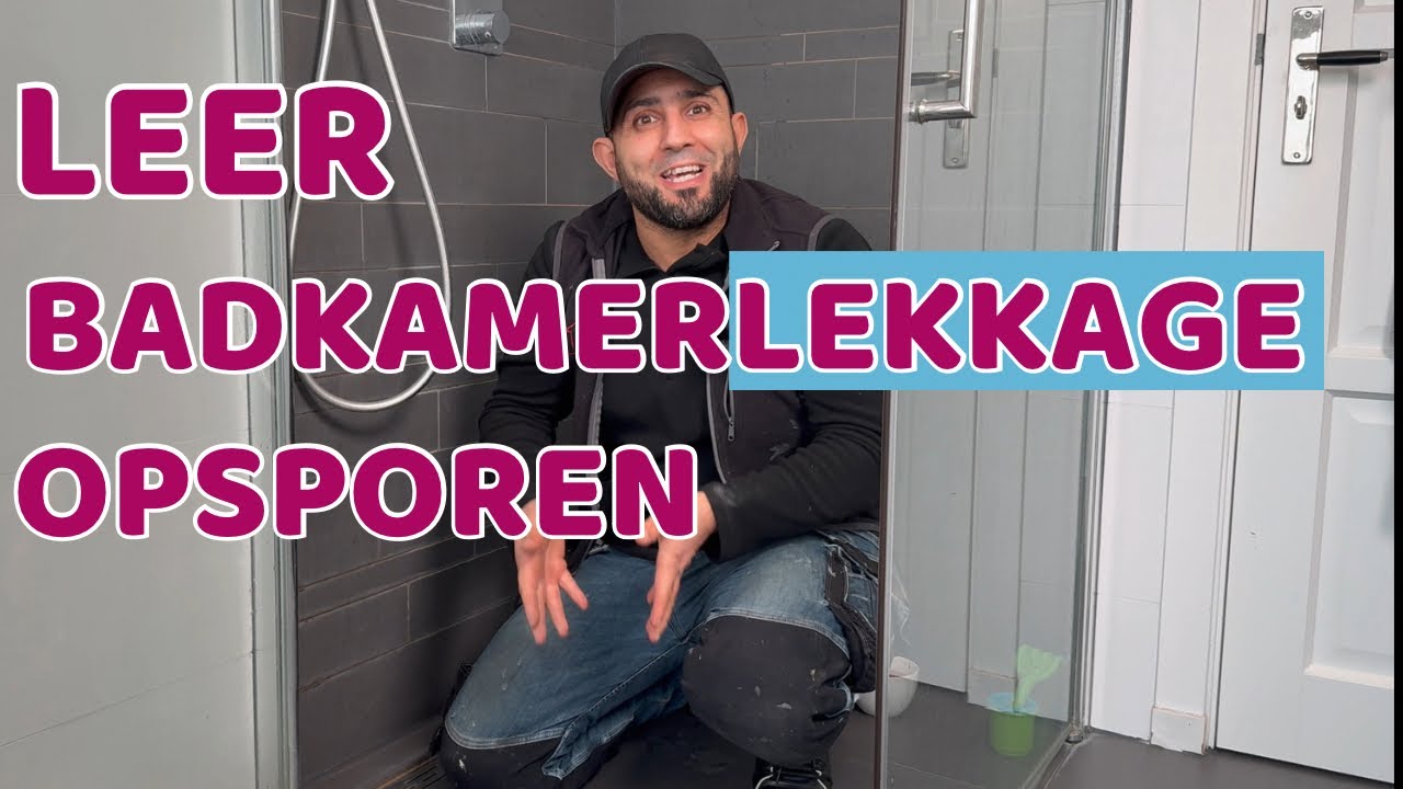 Leer badkamerlekkage strategisch opsporen en verhelpen #doehetzelf