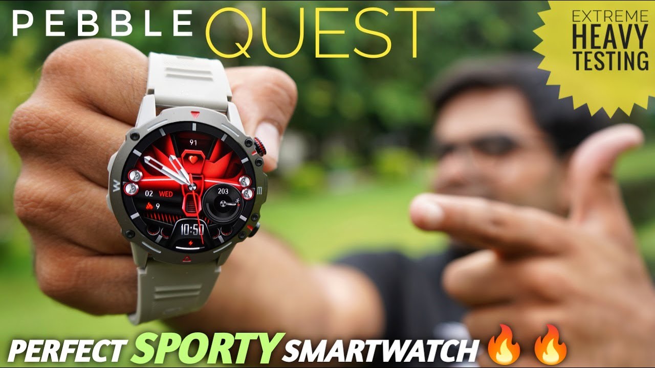 Pebble Cosmos Quest Smartwatch with AMOLED Display & Rugged Sporty Design ⚡⚡ Heavy Testing ⚡⚡