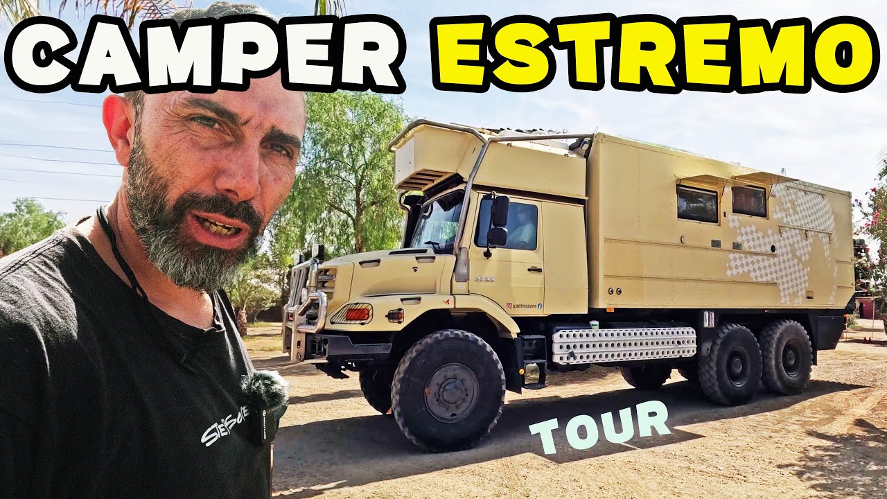Ci vivono da 9 ANNI  😵 Come è fatto UN CAMPER ESTREMO 6x6 🔥 Giro del MONDO su un CAMION 4x4